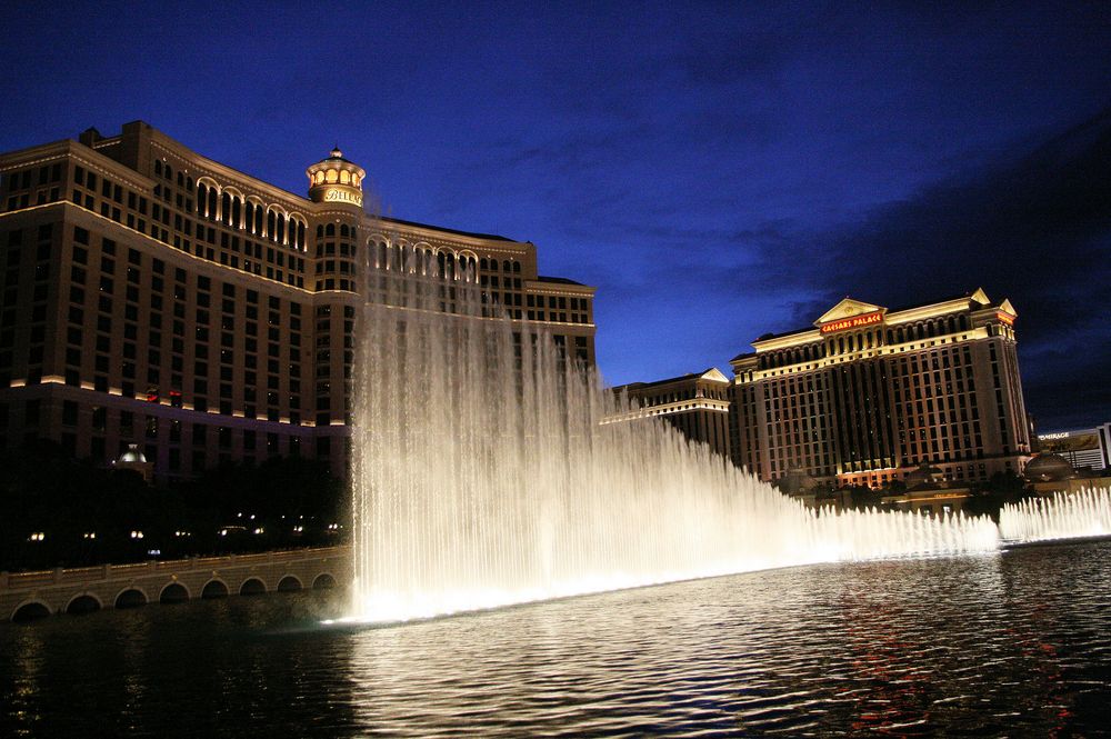 Blaue Sunde am Bellagio, Las Vegas