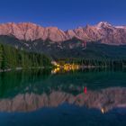 blaue Sunde am Eibsee