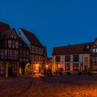 blaue Sunde am Marktplatz Quedlinburg