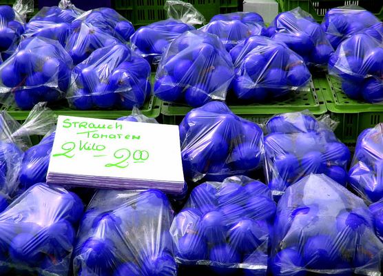 Blaue Tomaten