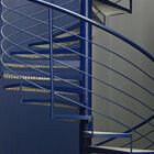 blaue Treppe