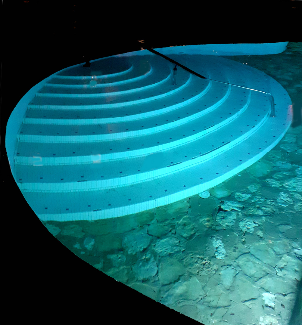 Blaue Treppe
