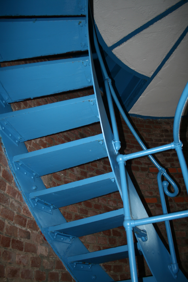 Blaue Treppe