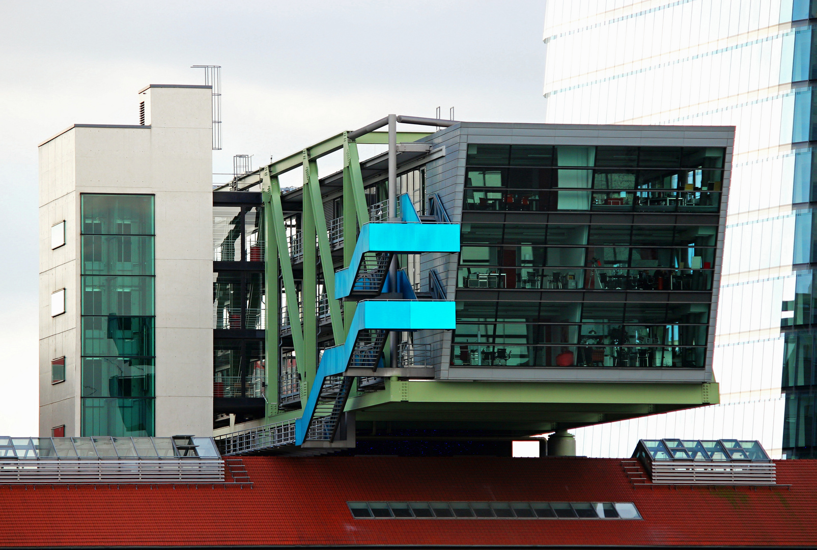 Blaue Treppe