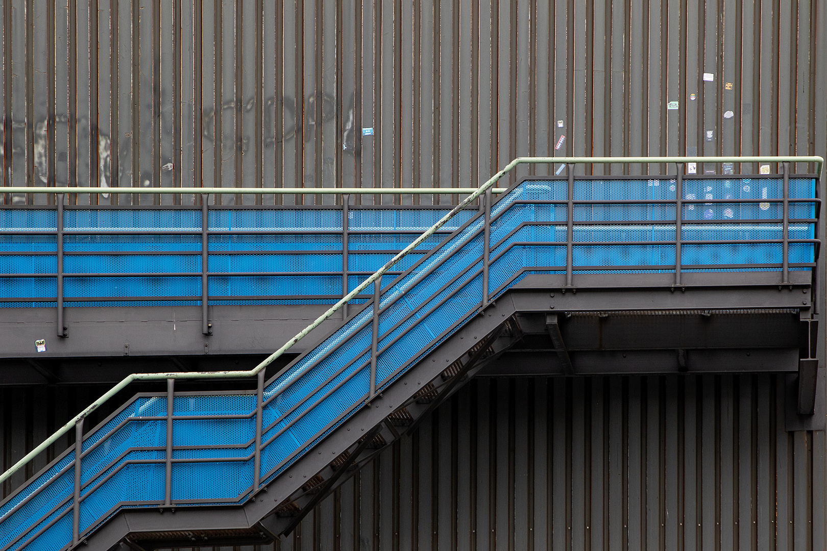 Blaue Treppe