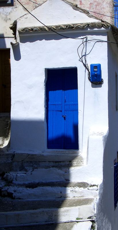 Blaue Tür