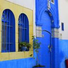 Blaue Tür in der Medina von Rabat