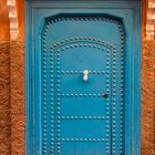 Blaue Tür in Marrakesch