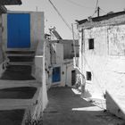 Blaue Türen auf Kreta