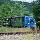 blaue V10c als Gastlock bei der Museumsbahn Schönheide