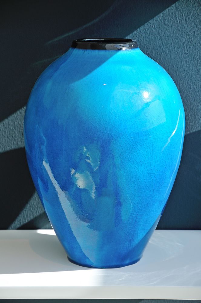 Blaue Vase