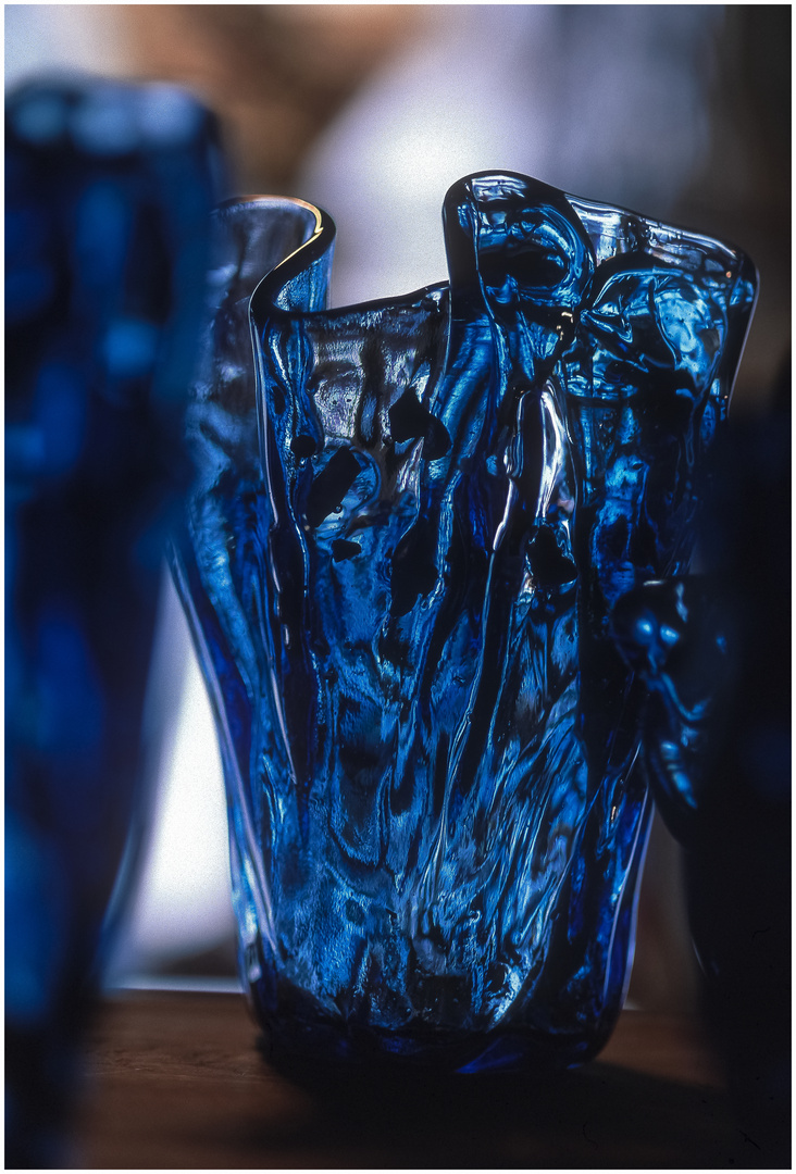 Blaue Vase