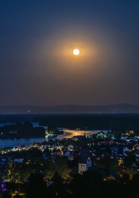 Blaue Vollmondnacht