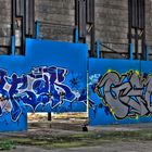 Blaue Wand