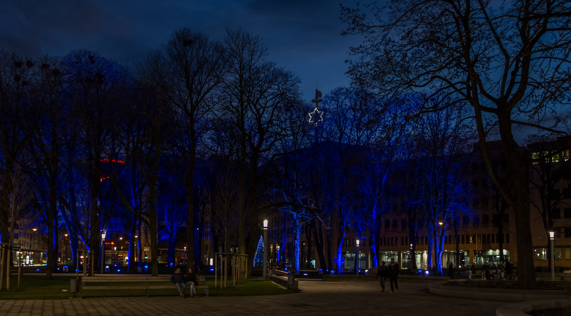 Blaue Weihnacht