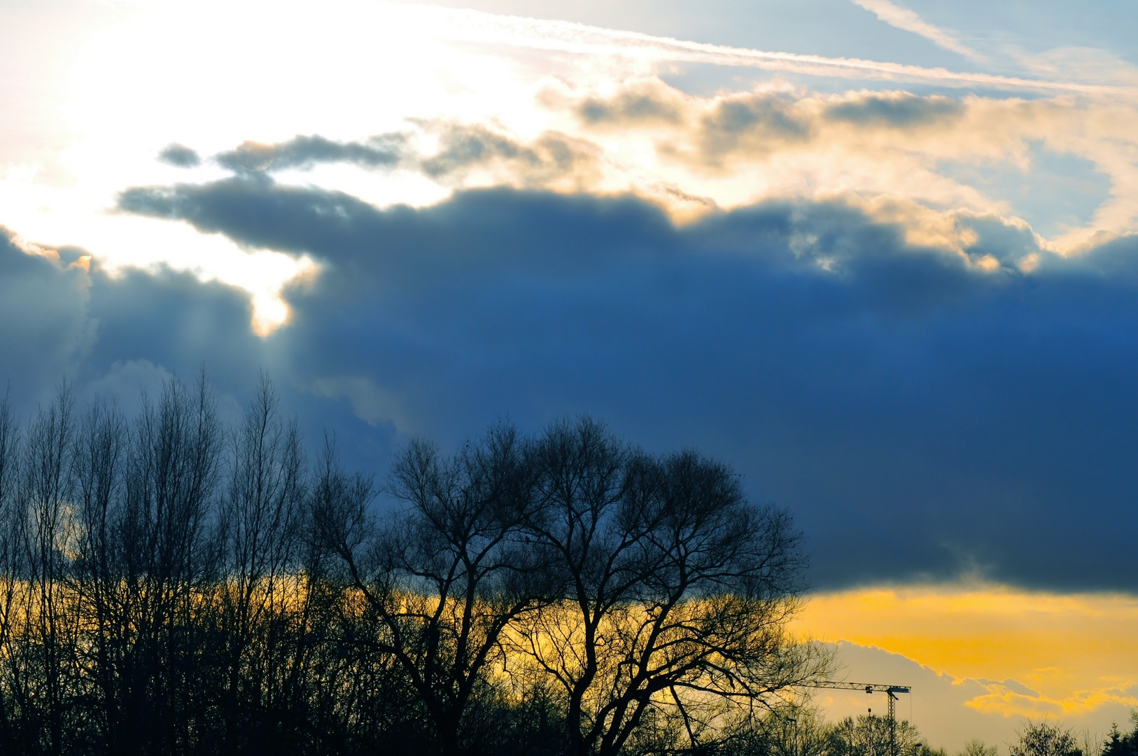 Blaue Wolke