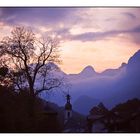 Blaue Wolke über Ramsau