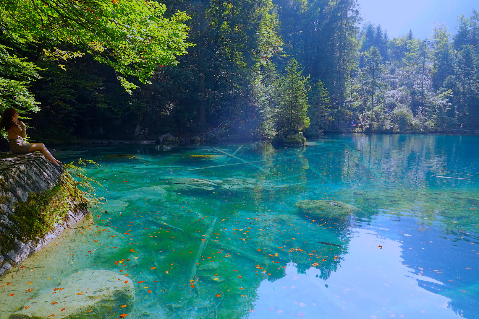 Blau...eben...Blausee