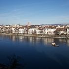 Blauen Rhein in Basel