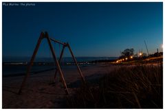 Blauen Stunde am Strand