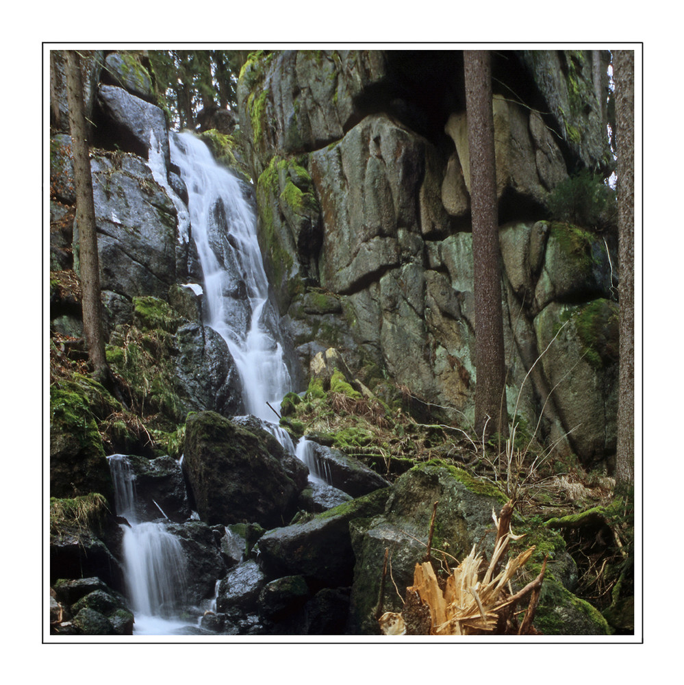 Blauenthaler Wasserfall im Erzgebirge