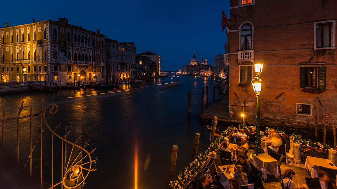 Blauer Abend in Venedig