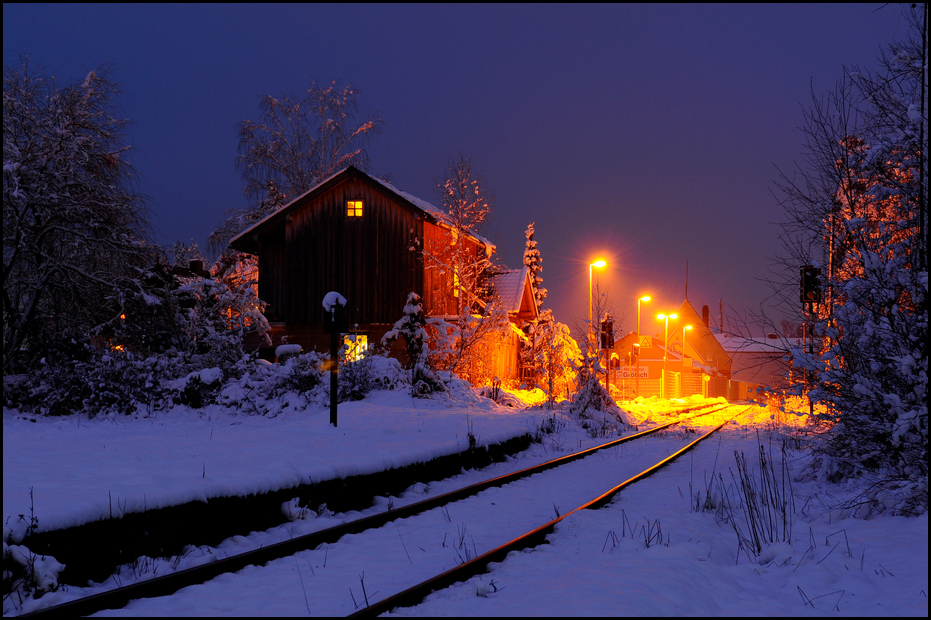 Blauer Bahnhof