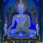 Blauer Buddha