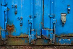 Blauer Container