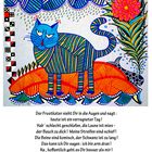 Blauer Frustkater