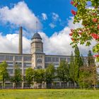 Blauer Himmel am Glaspalast