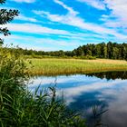 Blauer Himmel an den Oldendorfer Kiesteichen