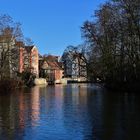 Blauer Himmel an der Pegnitz