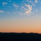 blauer Himmel im Januar