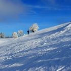 blauer Himmel im Skigebiet (Sauerland)