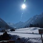 Blauer Himmel ...in Wunderschöner Schneelandschaft