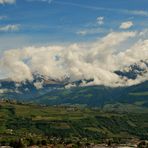 blauer Himmel mit Wolken