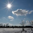 Blauer Himmel Sonnenschein