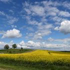 blauer Himmel über dem Blauen Ländchen