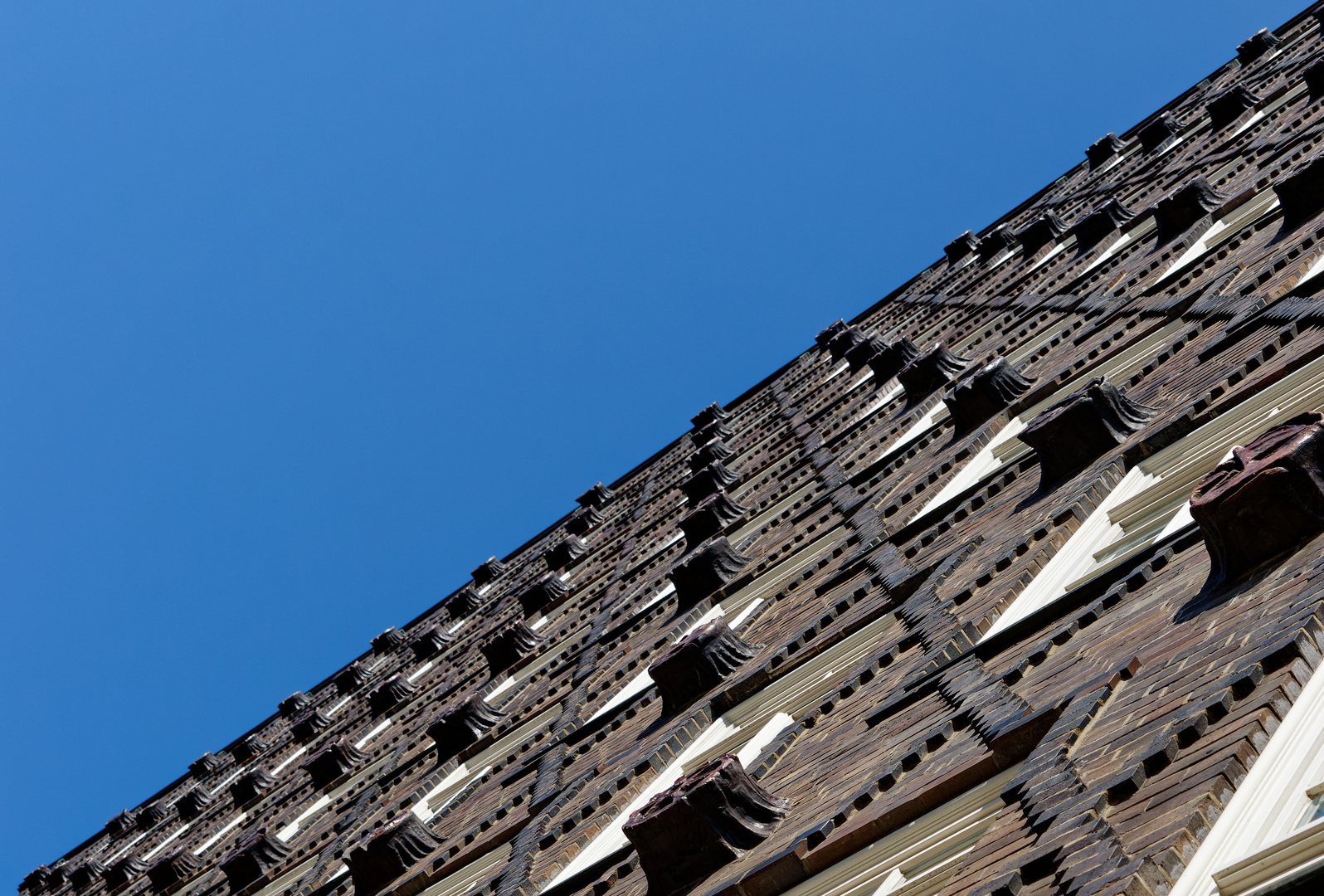 Blauer Himmel über dem Sprinkenhof