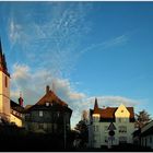 Blauer Himmel über Erbach /Rhein