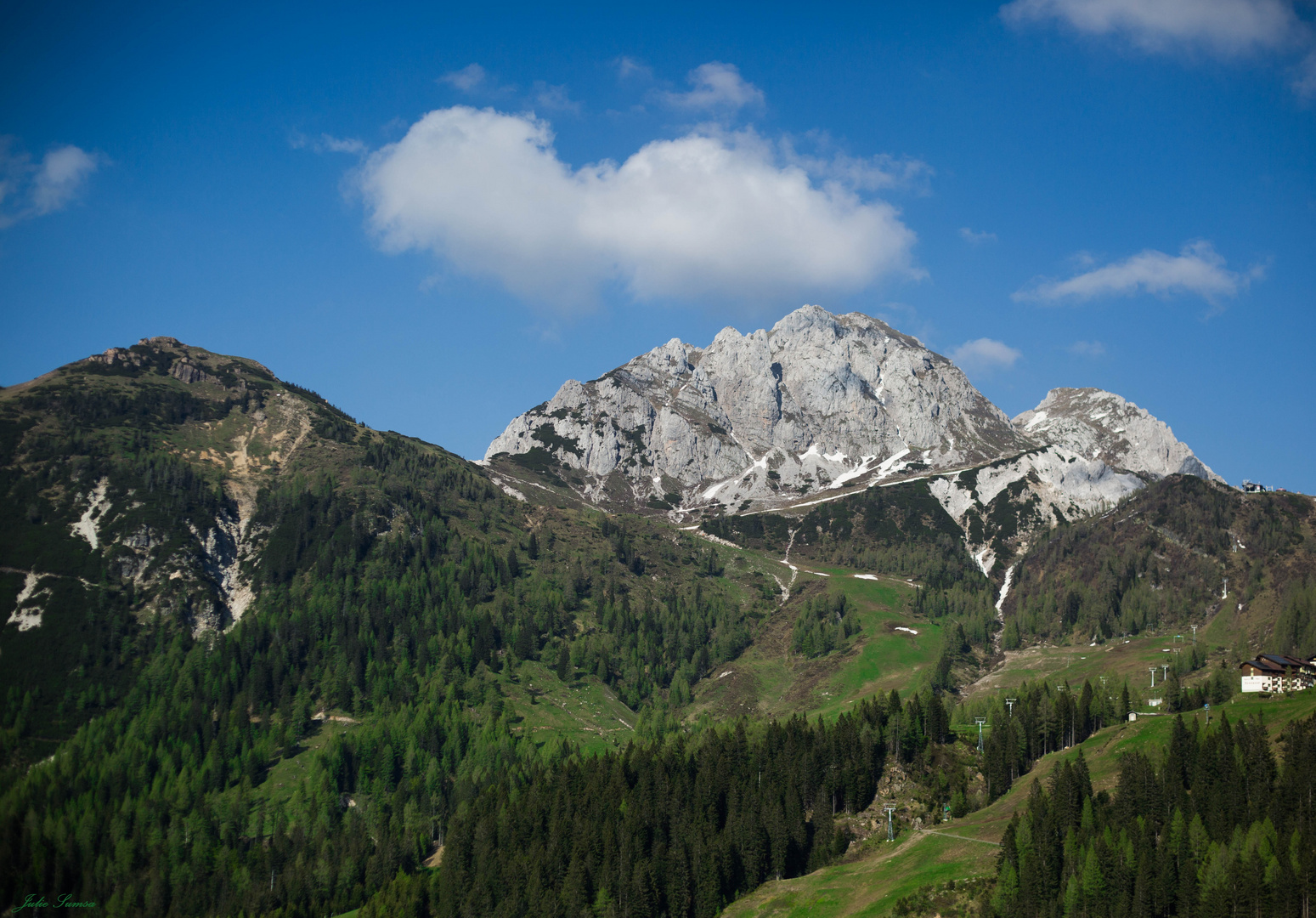 blauer Himmel über Kärnten