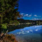 ....blauer Himmel übern Eibsee....