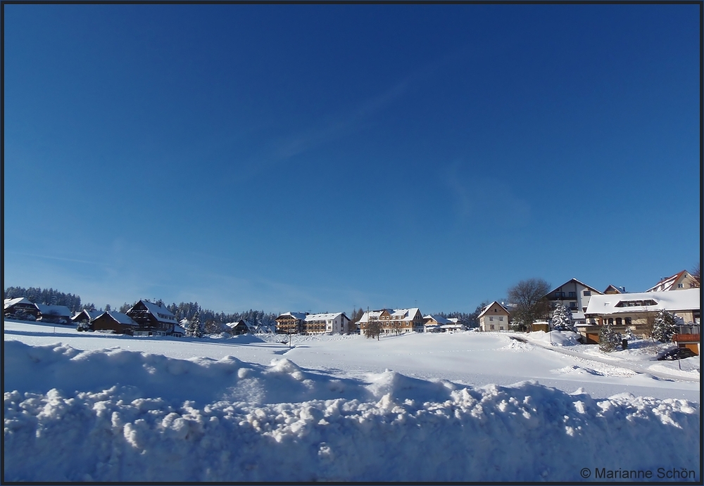 Blauer Himmel und Sonnenschein...