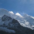 Blauer Himmel,weiße Berge