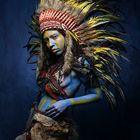 Blauer Indianer