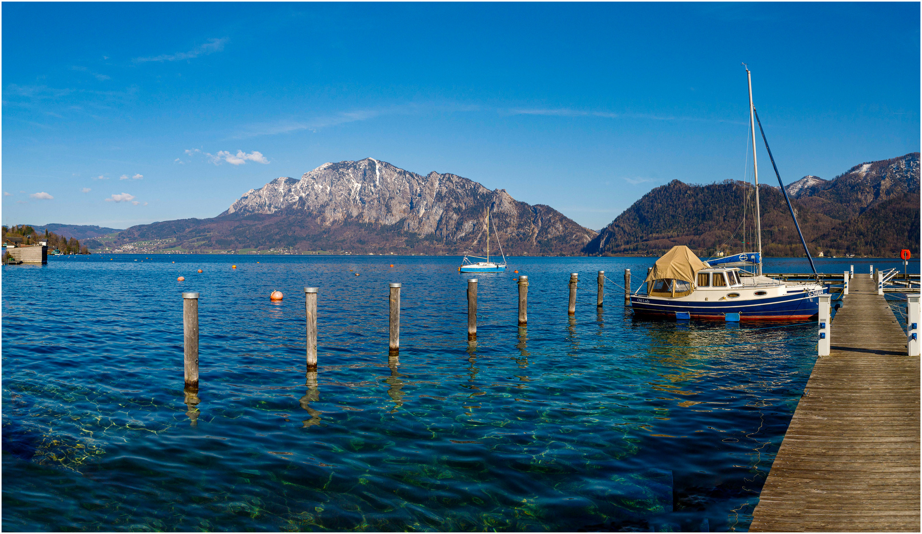 Blauer Montag am Attersee