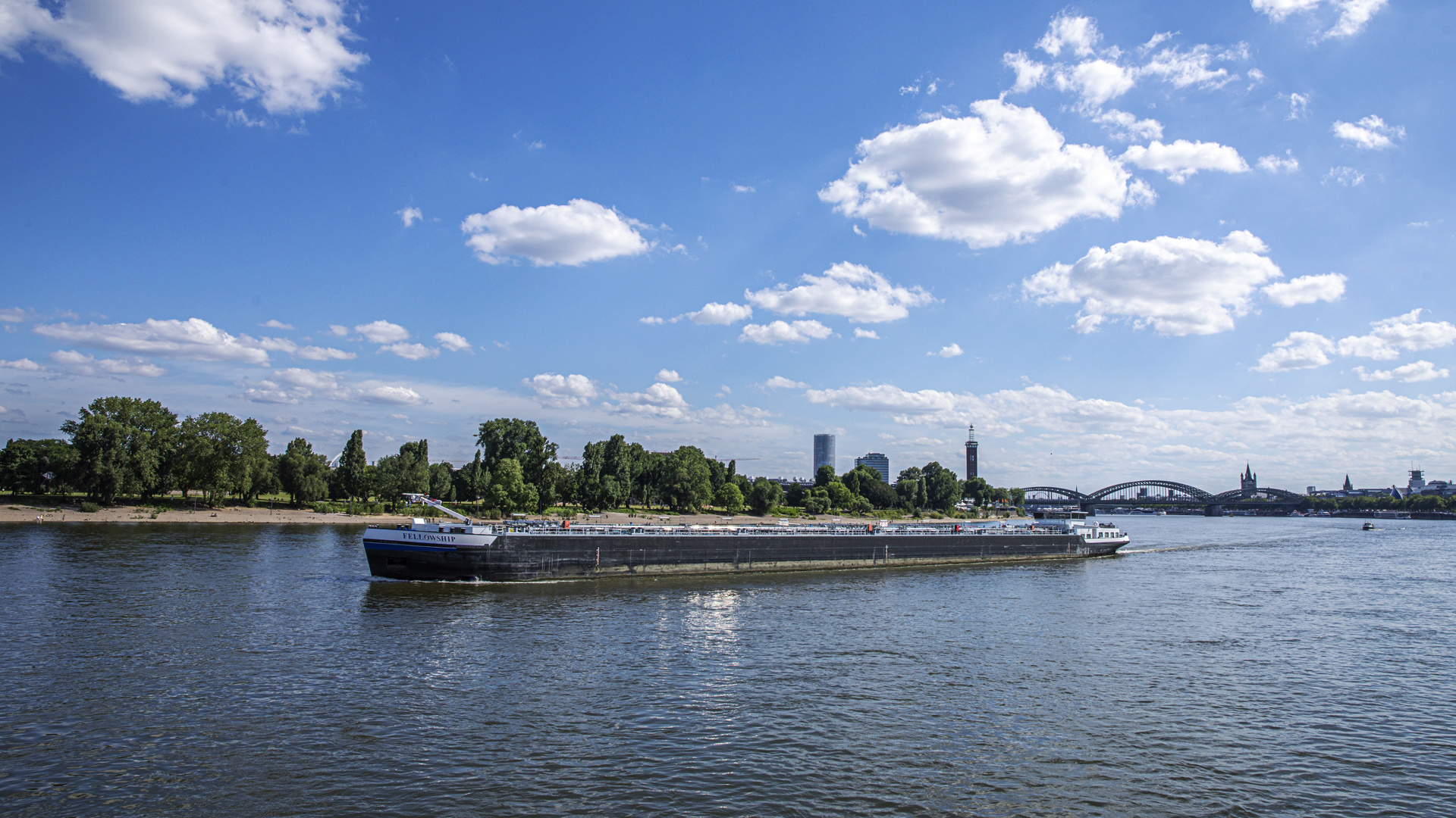 Blauer Montag - Auf dem Rhein