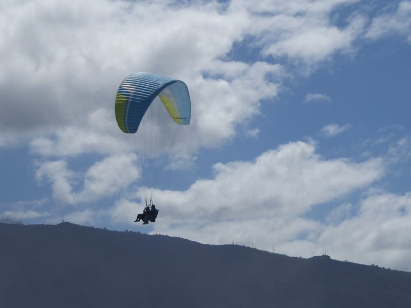 Blauer Montags-Überflug....