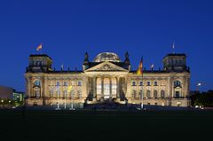 ... blauer Reichstag ...